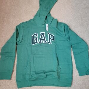 GAP Men's Green Hoodie Sweater